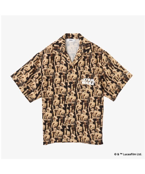 STAR WARS（スターウォーズ）の「atmos STAR WARS Battle Droid Open Collar Shirt / アトモス スター ウォーズ バトル ドロイド オープン カラー シャツ 【SP】（シャツ/ブラウス・メンズ・ベージュ・M/L/XL/XXL）」の4枚目の写真