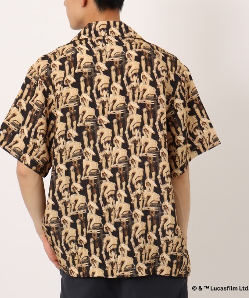 STAR WARS（スターウォーズ）の「atmos STAR WARS Battle Droid Open Collar Shirt / アトモス スター ウォーズ バトル ドロイド オープン カラー シャツ 【SP】（シャツ/ブラウス・メンズ・ベージュ・M/L/XL/XXL）」の6枚目の写真