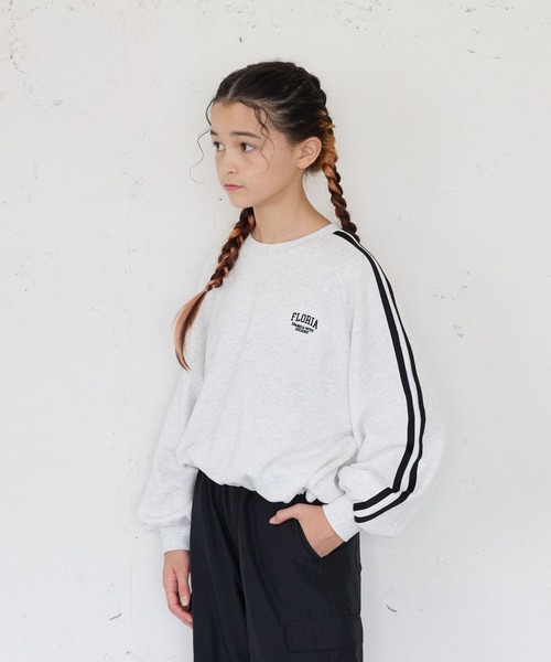 GLOBAL WORK(グローバルワーク)の「乾きやすい/ドロストスウェット/145498(スウェット・キッズ・ホワイト系その他/ブラック系その他/グレー系その他/ブラック・130cm/140cm/150cm/160cm)」の22枚目の写真