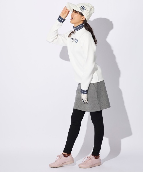 【marie claire/マリ.クレール】レディース長袖プルオーバー ゴルフ モックネックシャツ（Tシャツ/カットソー）｜marie claire（マリ・クレール）