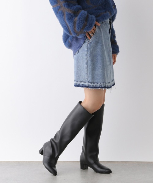 LEPSIM（レプシィム）の「膝上デニムスカート　136297（デニムスカート・レディース・ブルー/ライトブルー/チャコールグレー・FREE）」の9枚目の写真