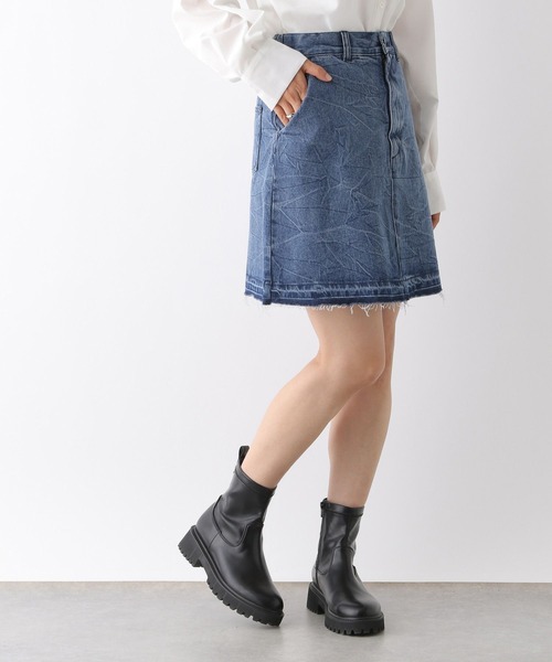 LEPSIM（レプシィム）の「膝上デニムスカート　136297（デニムスカート・レディース・ブルー/ライトブルー/チャコールグレー・FREE）」の14枚目の写真