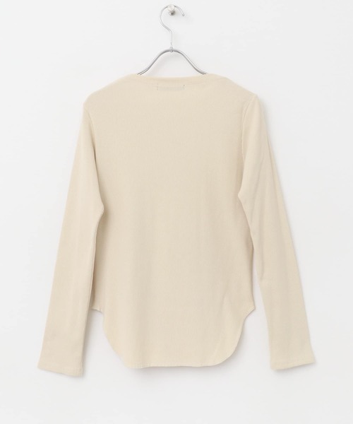 URBAN RESEARCH ROSSO WOMEN（アーバンリサーチ　ロッソ）の「ソフトタッチテレコプルオーバー（Tシャツ/カットソー・レディース・ブラック/ライトベージュ/ホワイト・FREE）」の19枚目の写真