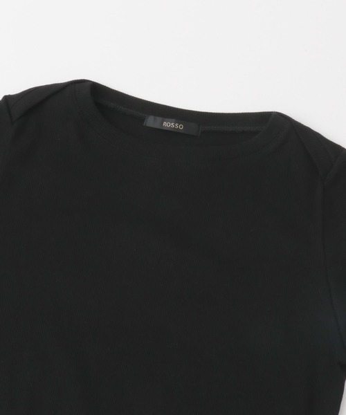 URBAN RESEARCH ROSSO WOMEN（アーバンリサーチ　ロッソ）の「ソフトタッチテレコプルオーバー（Tシャツ/カットソー・レディース・ブラック/ライトベージュ/ホワイト・FREE）」の22枚目の写真