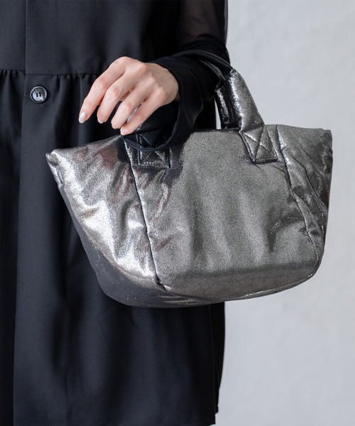 VitaFelice（ヴィータフェリーチェ）の「グリッター2wayトートバッグ（トートバッグ・レディース・シルバー/シルバー系・FREE）」の2枚目の写真