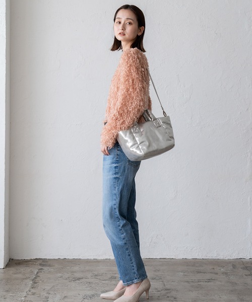 VitaFelice（ヴィータフェリーチェ）の「グリッター2wayトートバッグ（トートバッグ・レディース・シルバー/シルバー系・FREE）」の12枚目の写真