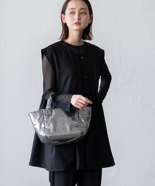 VitaFelice（ヴィータフェリーチェ）の「グリッター2wayトートバッグ（トートバッグ・レディース・シルバー/シルバー系・FREE）」の13枚目の写真