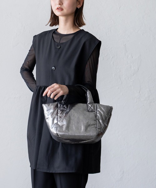 VitaFelice（ヴィータフェリーチェ）の「グリッター2wayトートバッグ（トートバッグ・レディース・シルバー/シルバー系・FREE）」の14枚目の写真