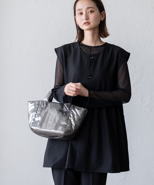 VitaFelice（ヴィータフェリーチェ）の「グリッター2wayトートバッグ（トートバッグ・レディース・シルバー/シルバー系・FREE）」の15枚目の写真