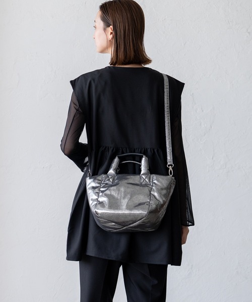 VitaFelice（ヴィータフェリーチェ）の「グリッター2wayトートバッグ（トートバッグ・レディース・シルバー/シルバー系・FREE）」の17枚目の写真