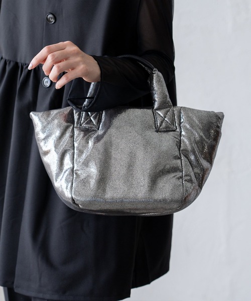 VitaFelice（ヴィータフェリーチェ）の「グリッター2wayトートバッグ（トートバッグ・レディース・シルバー/シルバー系・FREE）」の20枚目の写真