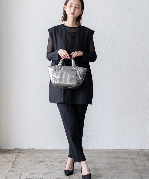 VitaFelice（ヴィータフェリーチェ）の「グリッター2wayトートバッグ（トートバッグ・レディース・シルバー/シルバー系・FREE）」の21枚目の写真