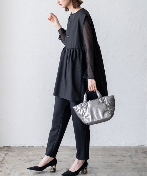 VitaFelice（ヴィータフェリーチェ）の「グリッター2wayトートバッグ（トートバッグ・レディース・シルバー/シルバー系・FREE）」の22枚目の写真