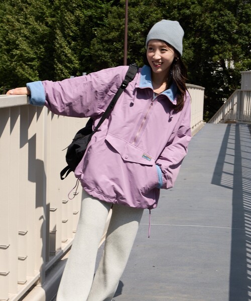 春物●ナパピリ レディース＜裏フリース アノラックパーカー＞M828c 春物○ナパピリ レディース＜裏フリース アノラックパーカー＞M828c