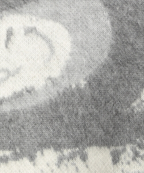 Purple&Yellow（パープルアンドイエロー）の「マーブル柄ジャカードプルオーバー（ニット/セーター・メンズ・ライトグレー/ブルー・SMALL/MEDIUM/LARGE）」の18枚目の写真