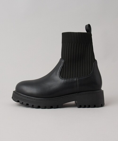 coen（コーエン）の「防滑リブニットブーツ（WEB限定サイズ）（ブーツ・レディース・ブラウン/ブラック・22.5cm/23.5cm/24.5cm）」の11枚目の写真