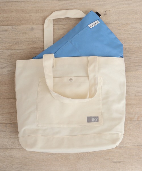 propellerheads（プロペラヘッズ）の「propellerheads BAG+POUCH　キャンバストートバッグ＆リサイクルポリエステルポーチ（トートバッグ・レディース・C/D/E/A/B・FREE）」の4枚目の写真