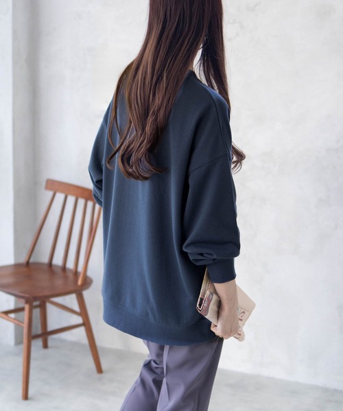 POLO BCS(ポロ ビーシーエス)の「【別注デザイン】POLO BCS ロゴワッペントレーナー スウェット(スウェット・レディース・オートミール/ブルー/ブラック・フリー)」の18枚目の写真