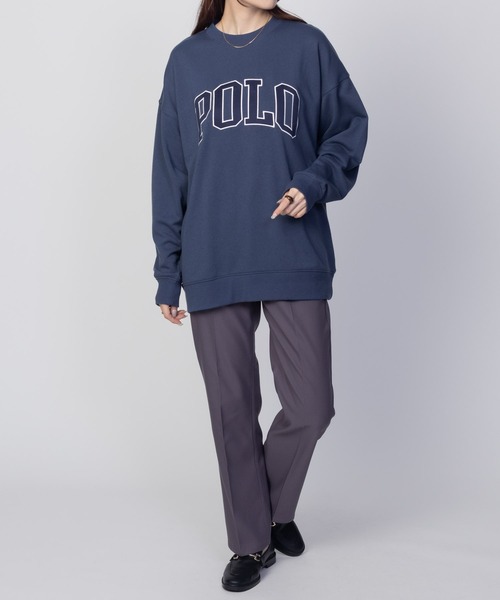 POLO BCS(ポロ ビーシーエス)の「【別注デザイン】POLO BCS ロゴワッペントレーナー スウェット(スウェット・レディース・オートミール/ブルー/ブラック・フリー)」の20枚目の写真