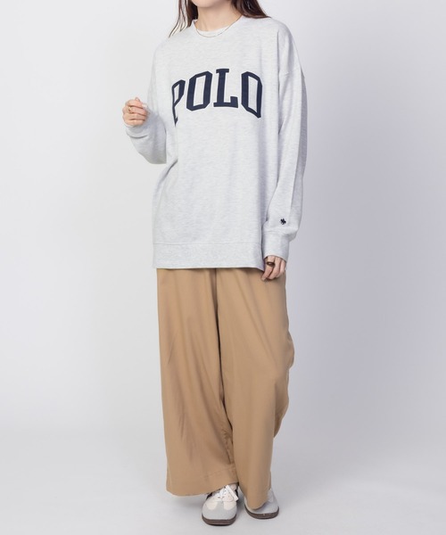 POLO BCS(ポロ ビーシーエス)の「【別注デザイン】POLO BCS ロゴワッペントレーナー スウェット(スウェット・レディース・オートミール/ブルー/ブラック・フリー)」の11枚目の写真