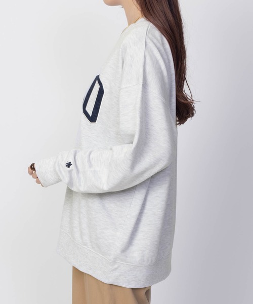 POLO BCS(ポロ ビーシーエス)の「【別注デザイン】POLO BCS ロゴワッペントレーナー スウェット(スウェット・レディース・オートミール/ブルー/ブラック・フリー)」の12枚目の写真