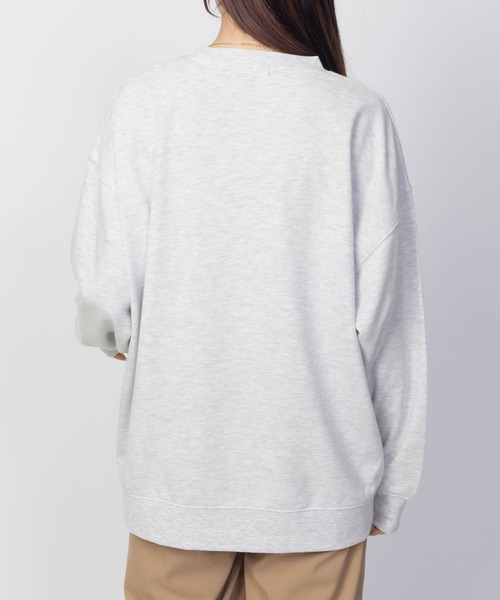 POLO BCS(ポロ ビーシーエス)の「【別注デザイン】POLO BCS ロゴワッペントレーナー スウェット(スウェット・レディース・オートミール/ブルー/ブラック・フリー)」の13枚目の写真