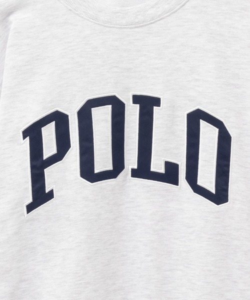 POLO BCS(ポロ ビーシーエス)の「【別注デザイン】POLO BCS ロゴワッペントレーナー スウェット(スウェット・レディース・オートミール/ブルー/ブラック・フリー)」の14枚目の写真