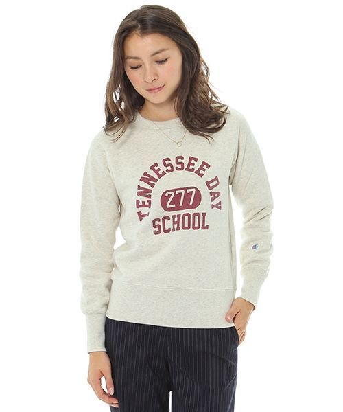 Champion(チャンピオン)の「BARNYARDSTORM /CHAMPION ロゴスウェット(Tシャツ/カットソー・レディース・ネイビー/クリアイエロー・1)」の1枚目の写真