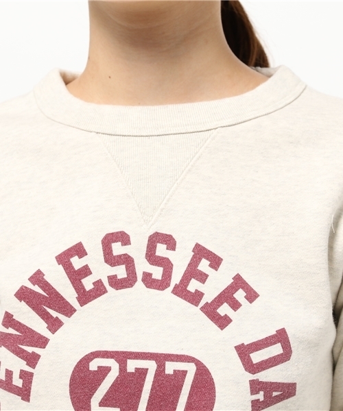 Champion(チャンピオン)の「BARNYARDSTORM /CHAMPION ロゴスウェット(Tシャツ/カットソー・レディース・ネイビー/クリアイエロー・1)」の5枚目の写真