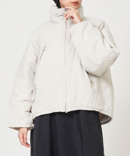 WILD THINGS(ワイルドシングス)の「W'S HAPPY JACKET(ダウンジャケット/コート・レディース・ブラック/ホワイト系・M)」の2枚目の写真