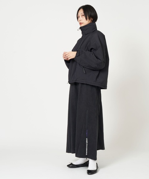 WILD THINGS(ワイルドシングス)の「W'S HAPPY JACKET(ダウンジャケット/コート・レディース・ブラック/ホワイト系・M)」の6枚目の写真