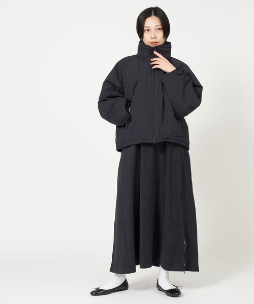 WILD THINGS(ワイルドシングス)の「W'S HAPPY JACKET(ダウンジャケット/コート・レディース・ブラック/ホワイト系・M)」の8枚目の写真