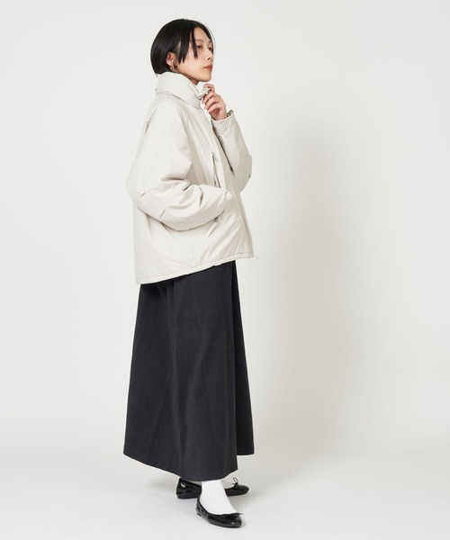 WILD THINGS(ワイルドシングス)の「W'S HAPPY JACKET(ダウンジャケット/コート・レディース・ブラック/ホワイト系・M)」の14枚目の写真