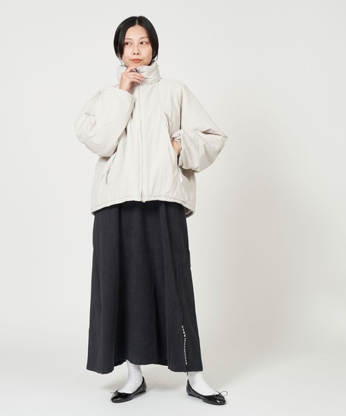 WILD THINGS(ワイルドシングス)の「W'S HAPPY JACKET(ダウンジャケット/コート・レディース・ブラック/ホワイト系・M)」の11枚目の写真