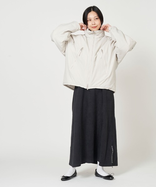 WILD THINGS(ワイルドシングス)の「W'S HAPPY JACKET(ダウンジャケット/コート・レディース・ブラック/ホワイト系・M)」の15枚目の写真