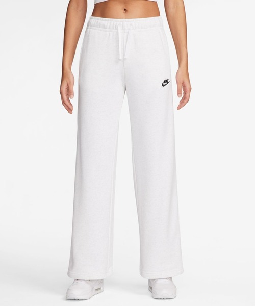 NIKE(ナイキ)の「ナイキ NIKE ナイキ NSW クラブ フリース MR ワイド パンツ(その他パンツ・レディース・ライトグレー・M/L)」の1枚目の写真