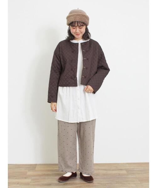 Samansa Mos2（サマンサ モスモス）の「ボアフェルトロールワッチ（ハット・レディース・モカ/ベージュ・F）」の13枚目の写真