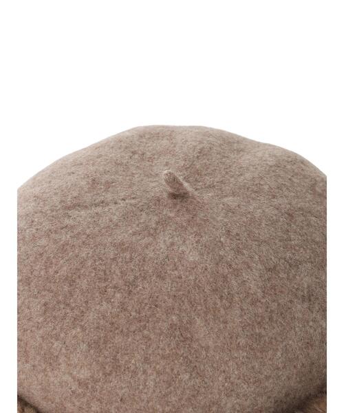 Samansa Mos2（サマンサ モスモス）の「ボアフェルトロールワッチ（ハット・レディース・モカ/ベージュ・F）」の18枚目の写真