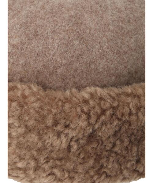 Samansa Mos2（サマンサ モスモス）の「ボアフェルトロールワッチ（ハット・レディース・モカ/ベージュ・F）」の19枚目の写真