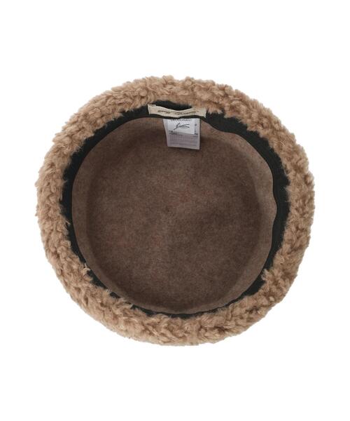 Samansa Mos2（サマンサ モスモス）の「ボアフェルトロールワッチ（ハット・レディース・モカ/ベージュ・F）」の20枚目の写真