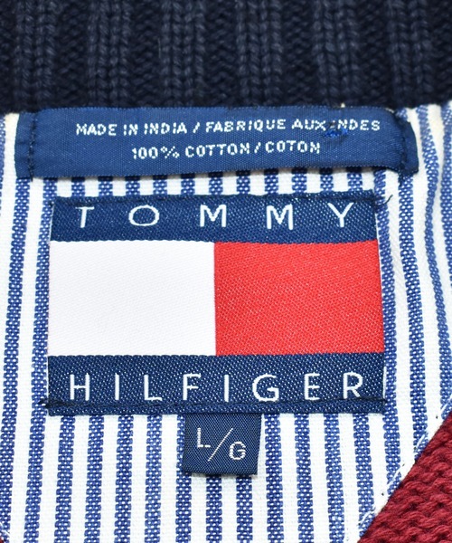 TOMMY HILFIGER（トミーヒルフィガー）の「【ヴィンテージ古着】80-90'S TOMMY HILFIGER コットンニット（ニット/セーター・メンズ・マルチ・LARGE）」の9枚目の写真
