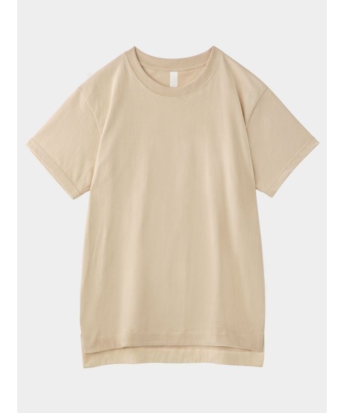 KEnTe（ケンテ）の「Basic Cotton Tee（Tシャツ/カットソー・レディース・ベージュ/グレー・M/L）」の2枚目の写真