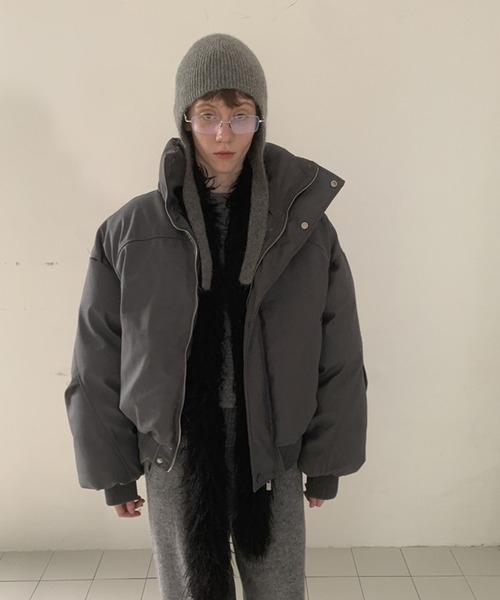 【LONSLAN】ハイネック ボリューム パフダウン CHLONW24a038（ダウンジャケット/コート）｜chuclla（チュクラ）