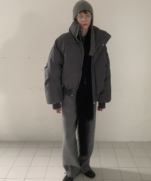 【LONSLAN】ハイネック ボリューム パフダウン CHLONW24a038（ダウンジャケット/コート）｜chuclla（チュクラ）