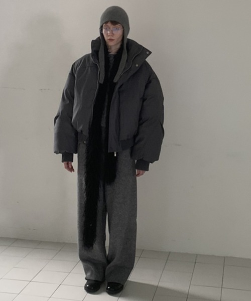 【LONSLAN】ハイネック ボリューム パフダウン CHLONW24a038（ダウンジャケット/コート）｜chuclla（チュクラ）