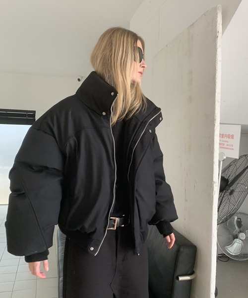 【LONSLAN】ハイネック ボリューム パフダウン CHLONW24a038（ダウンジャケット/コート）｜chuclla（チュクラ）