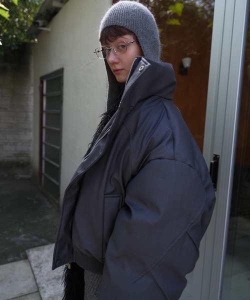 【LONSLAN】ハイネック ボリューム パフダウン CHLONW24a038（ダウンジャケット/コート）｜chuclla（チュクラ）