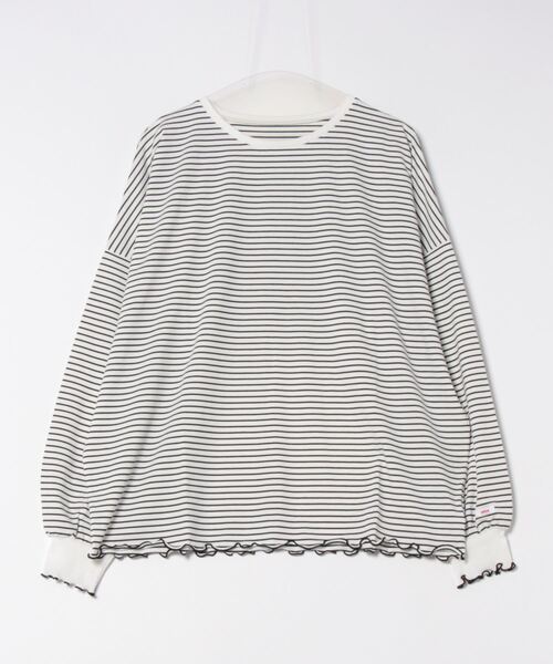 mline（エムライン）の「[mline]ビッグボーダーメロウT（Tシャツ/カットソー・レディース・イエロー/ブルー/オフホワイト・FREE）」の17枚目の写真