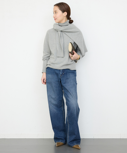Lee(リー)の「追加Lee painter デニム(デニムパンツ・レディース・ブルー・34/36/38)」の5枚目の写真