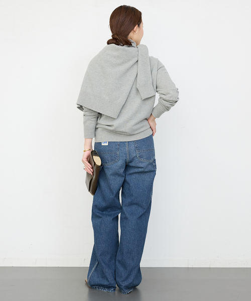 Lee(リー)の「追加Lee painter デニム(デニムパンツ・レディース・ブルー・34/36/38)」の7枚目の写真